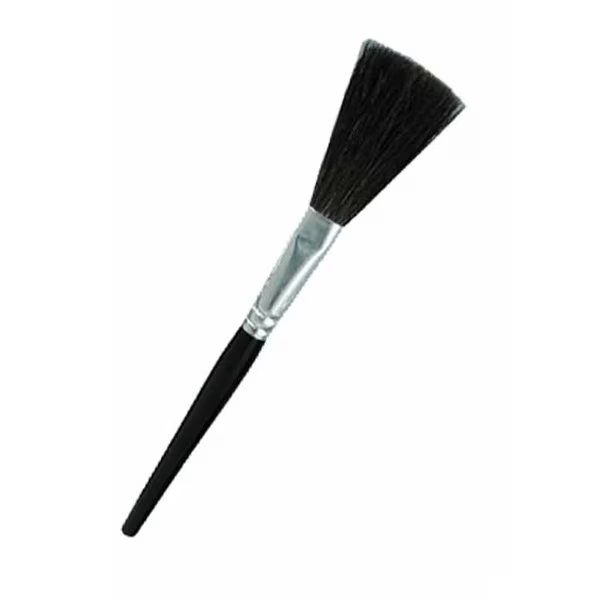 Flat Wide Black Goat Fingerprint Brush, Gordon Brush, Mfr#: 0191-00001